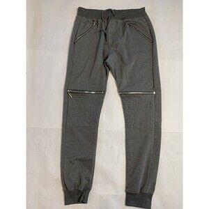 American Stitch Joggers XL Mens Gray Lounge Pants Drawstring Zippers